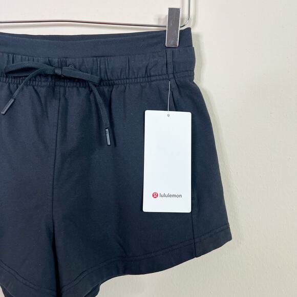 NEW Lululemon | Black Inner Glow High Rise Pockets 3in Workout Running Shorts 6 - Picture 5 of 10